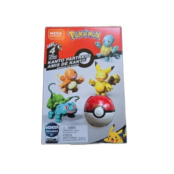 Pokémon Kanto Partners Mega Construx Set (NEW, Factory Sealed) Pikachu & more - Picture 1 of 3
